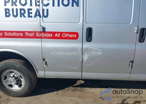 2020 Chevrolet Express Cargo Rwd 2500 Regular Wheelbase Wt из США, поврежденный, VIN 1GCWGAFPXL1164743